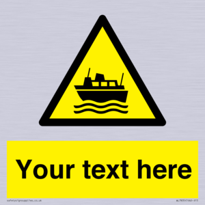 Custom warning ferries crossing vessels